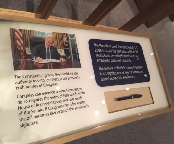 At the George W. Bush Library