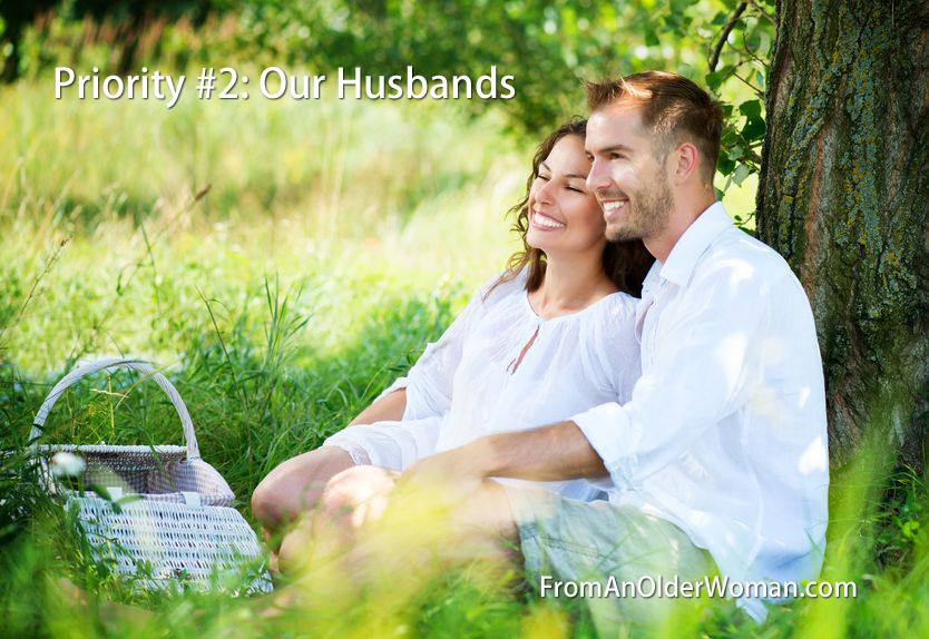 happy couple on a picnic