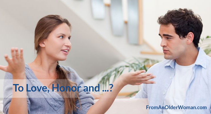 To Love, Honor and ...?